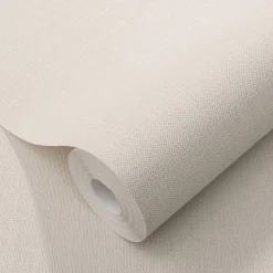Vliestapete Elle Uni Textil Optik Creme Beige 10444-14