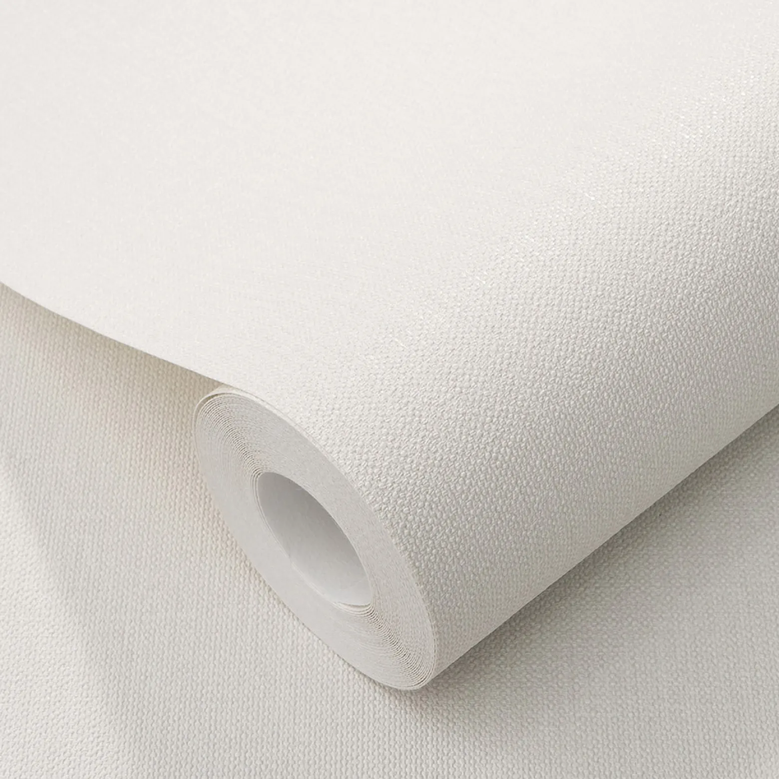 Vliestapete Elle Uni Textil Optik Creme Weiß 10444-01