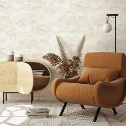 Vliestapete Elle Wald Creme Beige Glitzer 10448-14