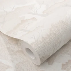 Vliestapete Elle Wald Creme Beige Glitzer 10448-14