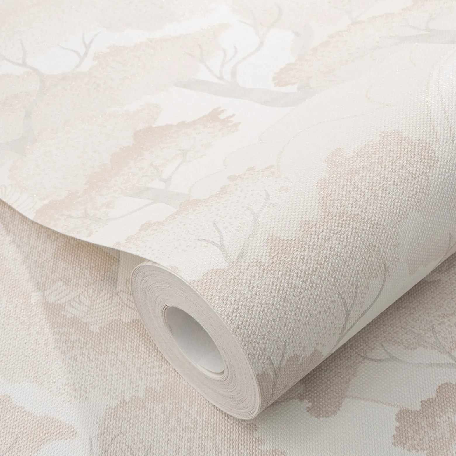 Vliestapete Elle Wald Creme Beige Glitzer 10448-14