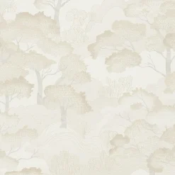 Vliestapete Elle Wald Creme Beige Glitzer 10448-14