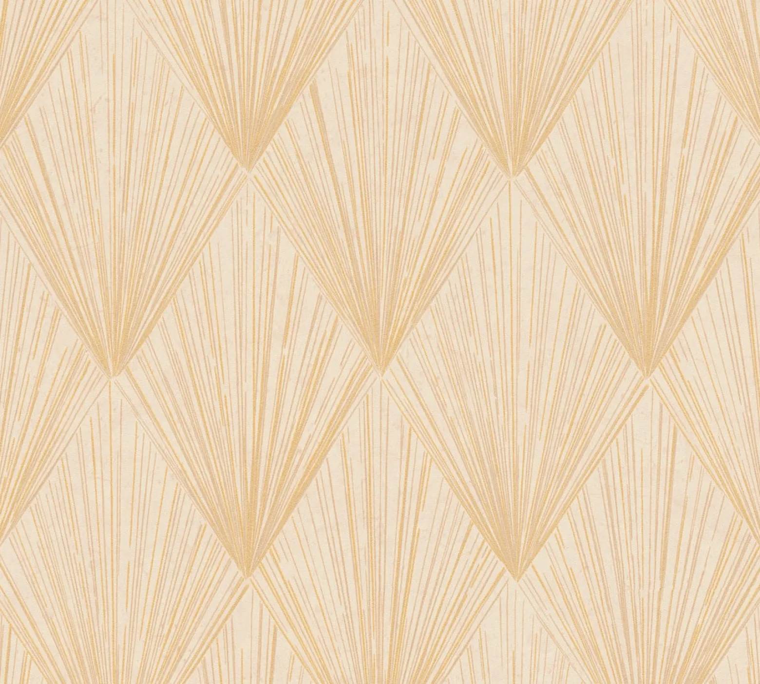Vliestapete Fächer Grafisch gold beige metallic 37864-3