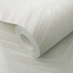 Vliestapete Federn Grau Creme Glitzer 10516-31