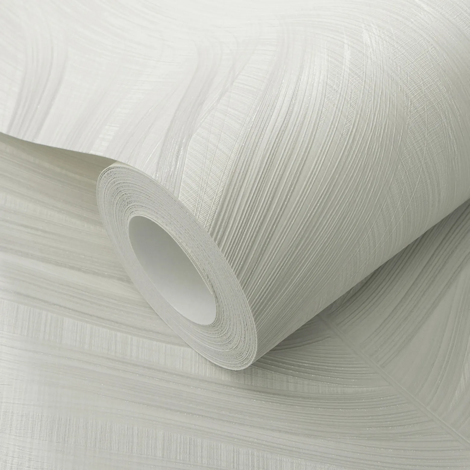 Vliestapete Federn Grau Creme Glitzer 10516-31