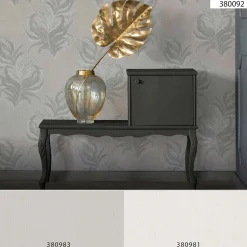 Vliestapete Federn Natur beige grau Mata Hari 38009-2