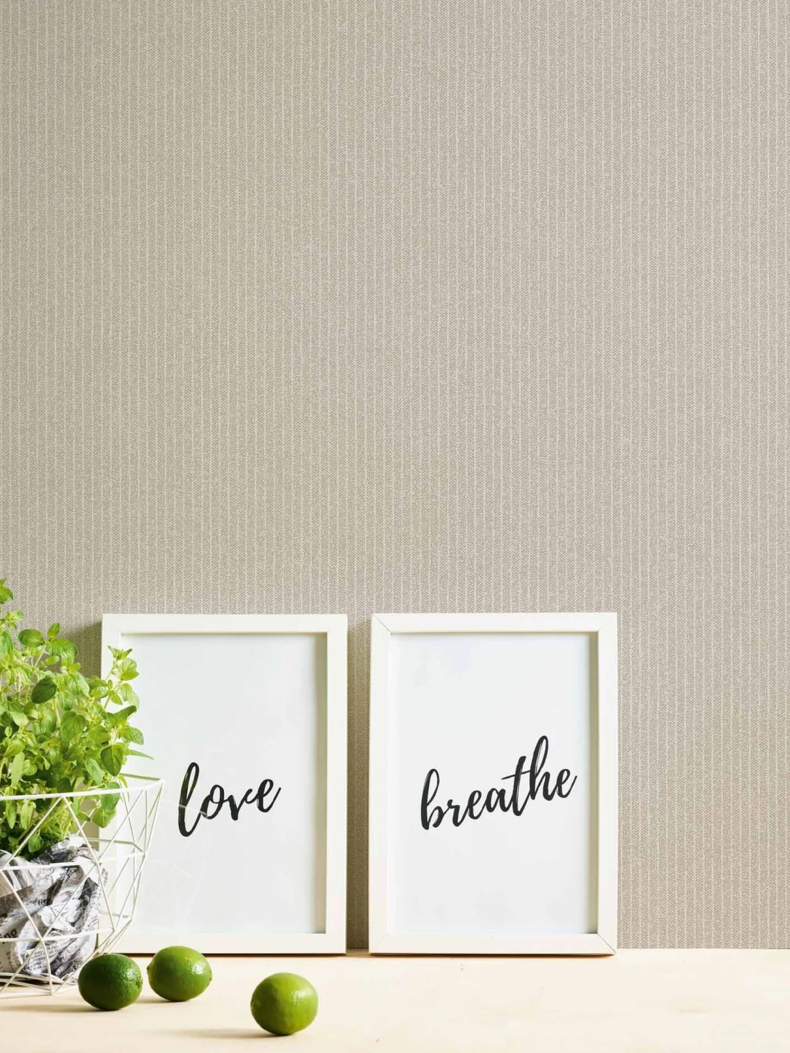 Vliestapete feine Streifen cremebeige 37550-2 | 375502