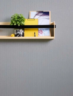 Vliestapete feine Streifen grau weiß 37550-5 | 375505
