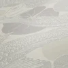 Vliestapete Fische Blätter beige grau Metallic 37859-6