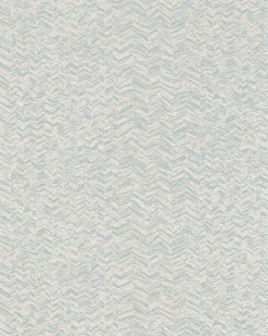 Vliestapete Fischgrät Muster blau beige weiß 31243
