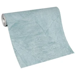 Vliestapete Flicken Hellblau Metallic 10319-18