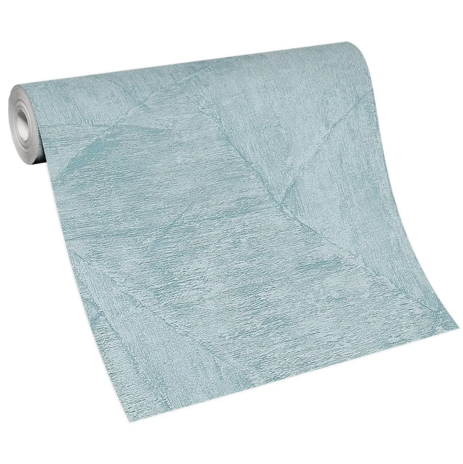 Vliestapete Flicken Hellblau Metallic 10319-18