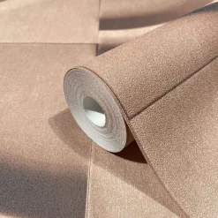 Vliestapete Fliesen 3D Effekt Kreise Rot Braun 34467