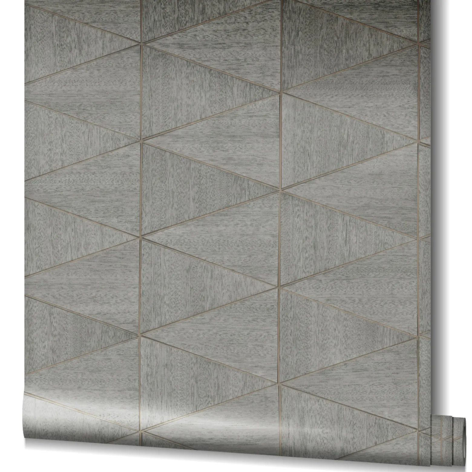 Vliestapete Fliesen Holzoptik Grafik Grau Braun 33355