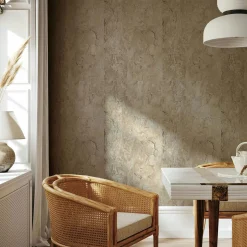 Vliestapete Fliesen Motiv Used-Look Beige Creme 45766