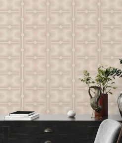 Vliestapete Fliesen Retro Beige Creme 39533-5