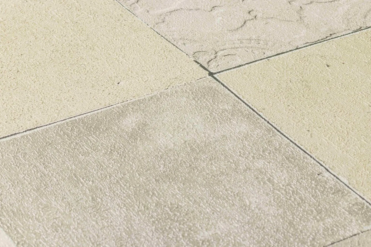 Vliestapete Fliesenspiegel beige creme silber 37406-4