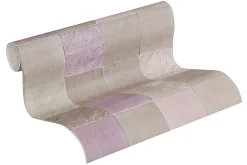 Vliestapete Fliesenspiegel beige taupe rosa 37406-2