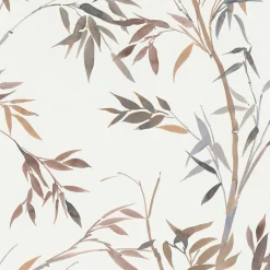 Vliestapete Floral Bambus Creme Braun Grau 10388-11