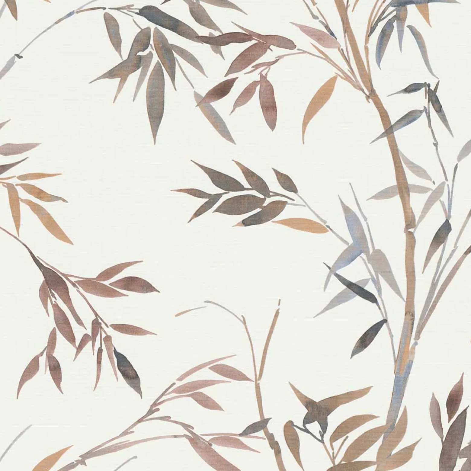 Vliestapete Floral Bambus Creme Braun Grau 10388-11