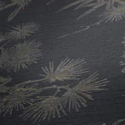 Vliestapete Floral Baum schwarz Metallic 37867-2