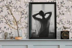 Vliestapete Floral Beige Grau Silber Metallic 39768-4