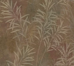 Vliestapete Floral Betonoptik Braun Kupfer 38919-2