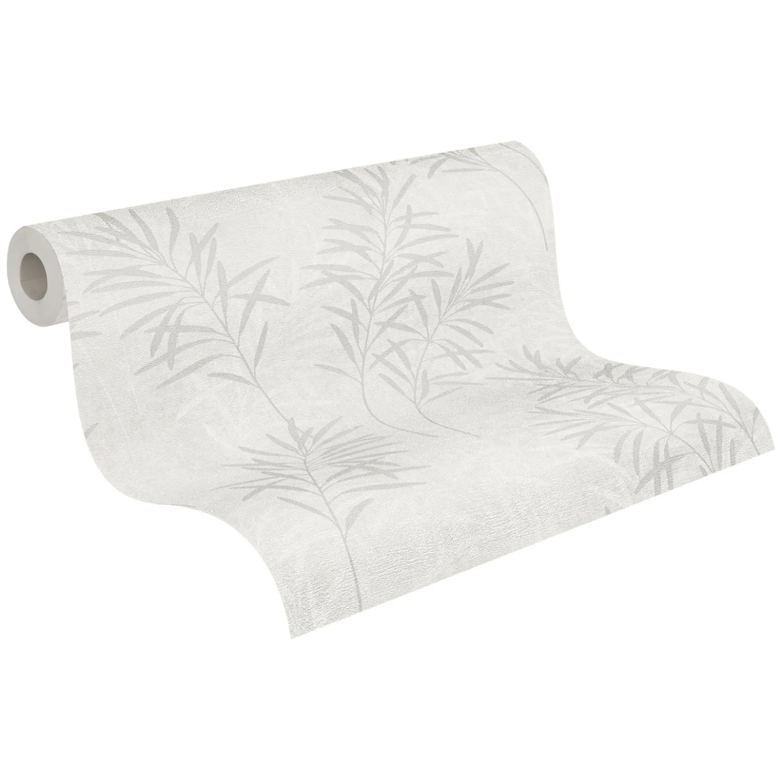 Vliestapete Floral Betonoptik Grau Silber Metallic 38919-5