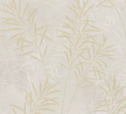 Vliestapete Floral Betonoptik Grau Gold Metallic 38919-3