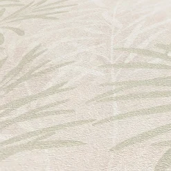 Vliestapete Floral Betonoptik Creme Grün Metallic 38919-4