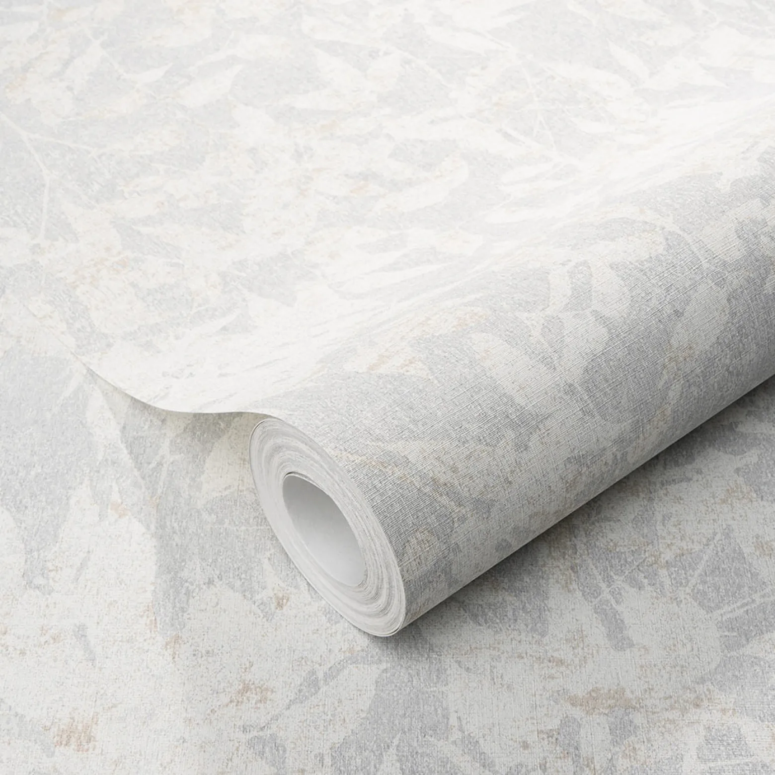 Vliestapete Floral Betonoptik Grau Creme 10435-10