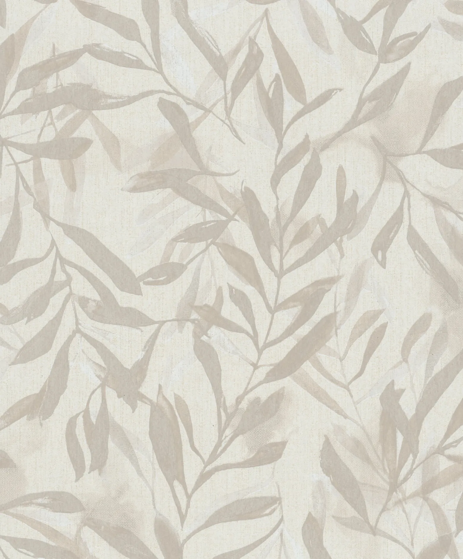 Vliestapete Floral Blattmuster Creme Beige Metallic 82441