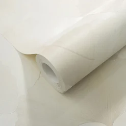 Vliestapete Floral Blätter Creme Glitzer 10470-14