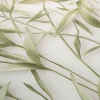 Vliestapete Floral Blätter Creme Grün Glitzer 10587-07