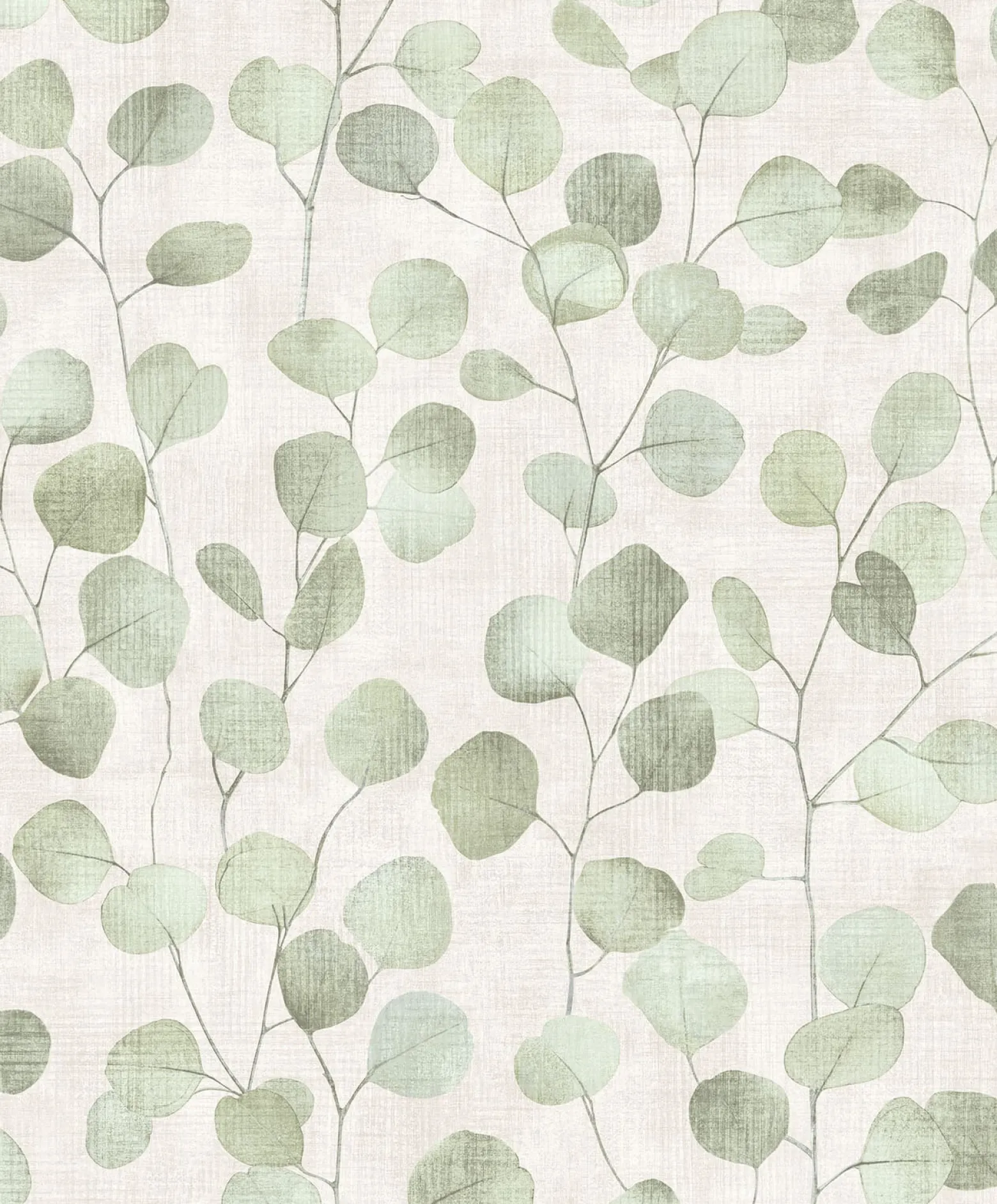 Vliestapete Floral Blätter Ranken Beige Grün 81642