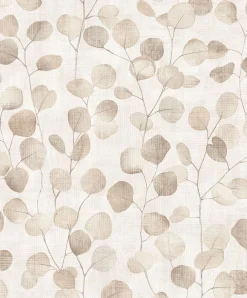 Vliestapete Floral Blätter Ranken Beige Grau 81641