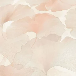 Vliestapete Floral Blätter Rosa Creme Glitzer 10470-05