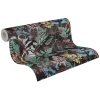 Vliestapete Floral Blätter schwarz grün 37751-1