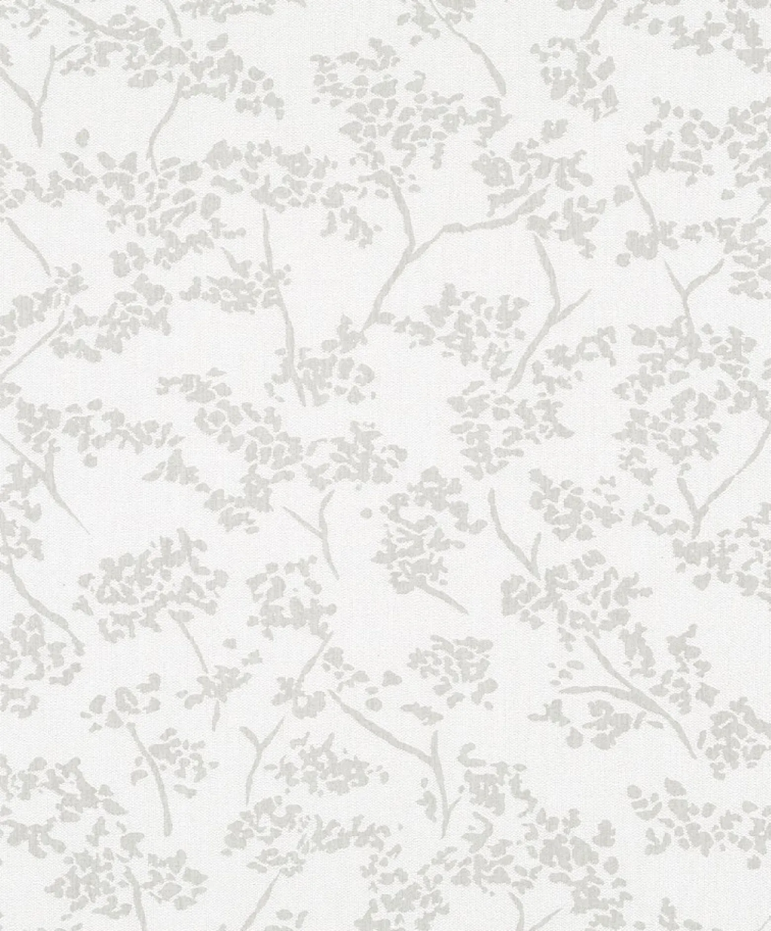 Vliestapete Floral Blätter silber weiß metallic 32703