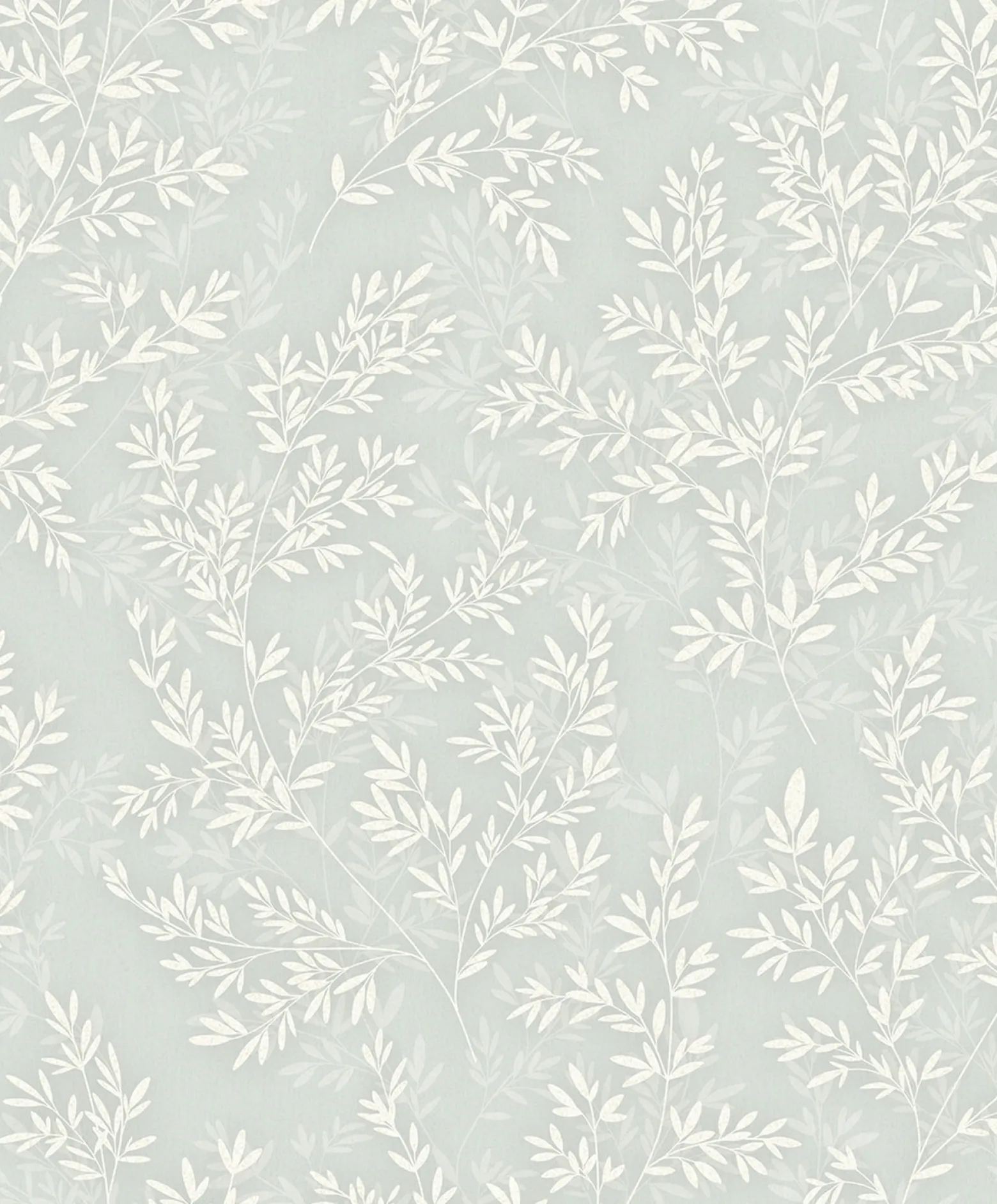 Vliestapete Floral Blätter Zweige Grün Creme 89027