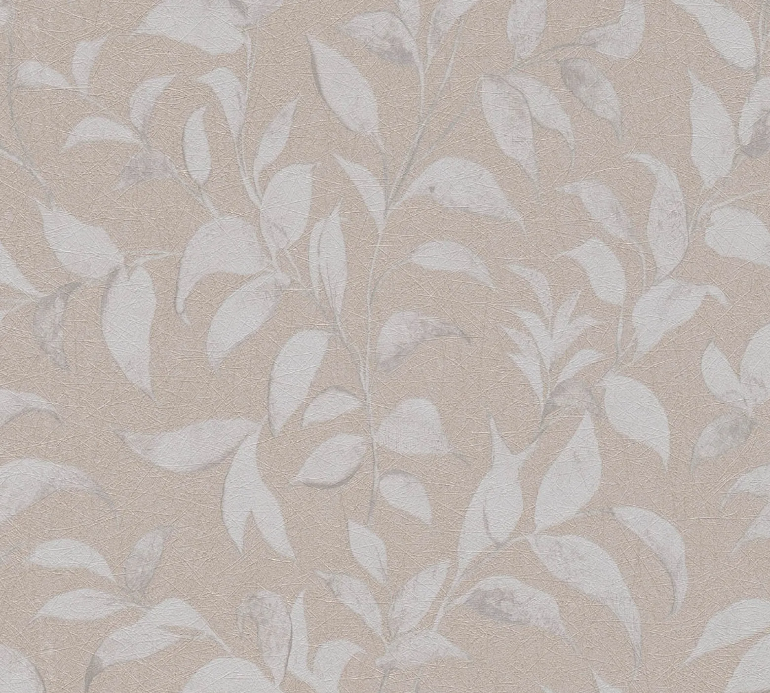 Vliestapete Floral Blätter Zweige Braun Grau 38962-6
