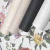 Vliestapete Floral Blumen Blätter Weiß Rosa Grün 47458