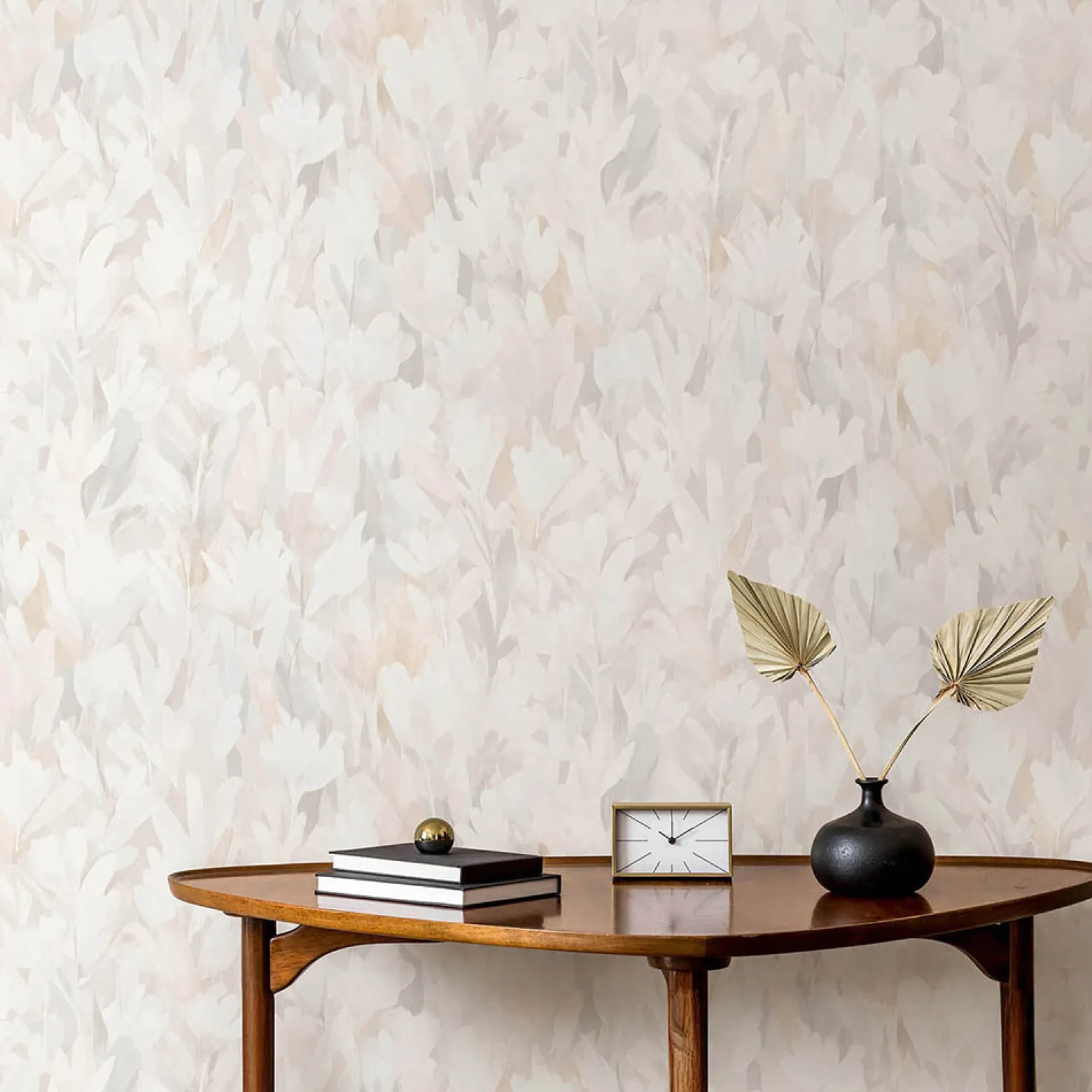 Vliestapete Floral Blumen Creme Beige Grau 10586-02