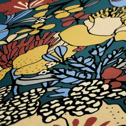Vliestapete Floral Blumen dunkelblau bunt 37756-4