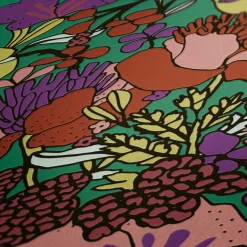 Vliestapete Floral Blumen grün bunt 37756-1