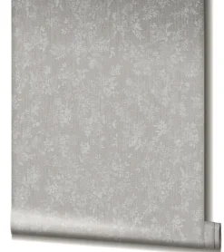 Vliestapete Floral Blumen Struktur Grau Beige 82359