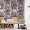 Vliestapete Floral Blumen Vintage hellgrau bunt 38177-5