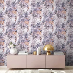 Vliestapete Floral Blumen Vintage weiß bunt 38177-2