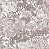 Vliestapete Floral Blumen weiß braun creme 37756-5