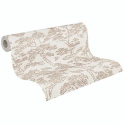 Vliestapete Floral Bäume Abstrakt Creme Beige 79001-2